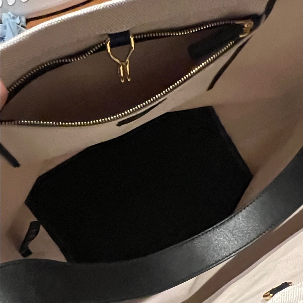 Madewell extra large canvas and leather tote/bag - Picture 4 of 5